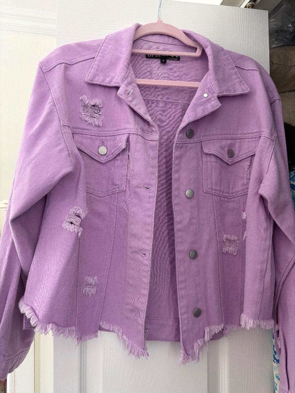 Lovely Lavender Jean Jacket